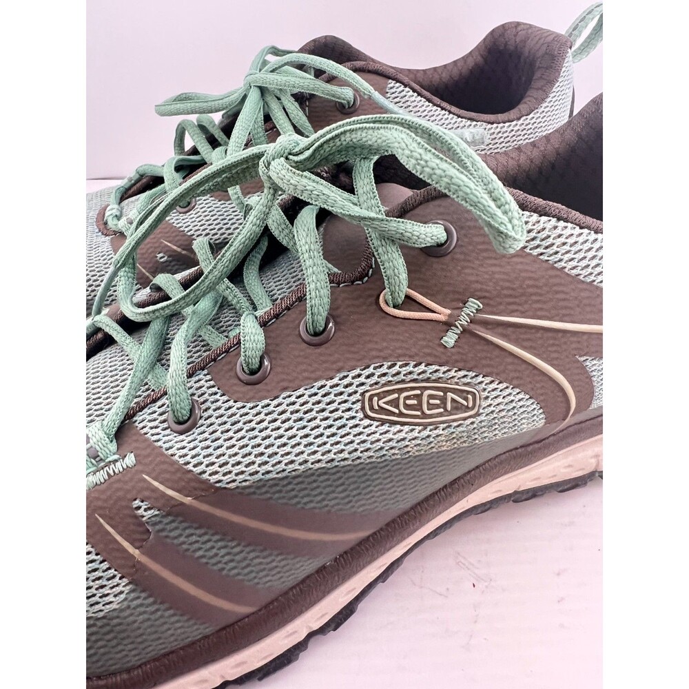 KEEN Terradora Trail Shoes Women’s 8.5 Hiking Green Gray Sneakers Outdoors - Picture 6 of 8